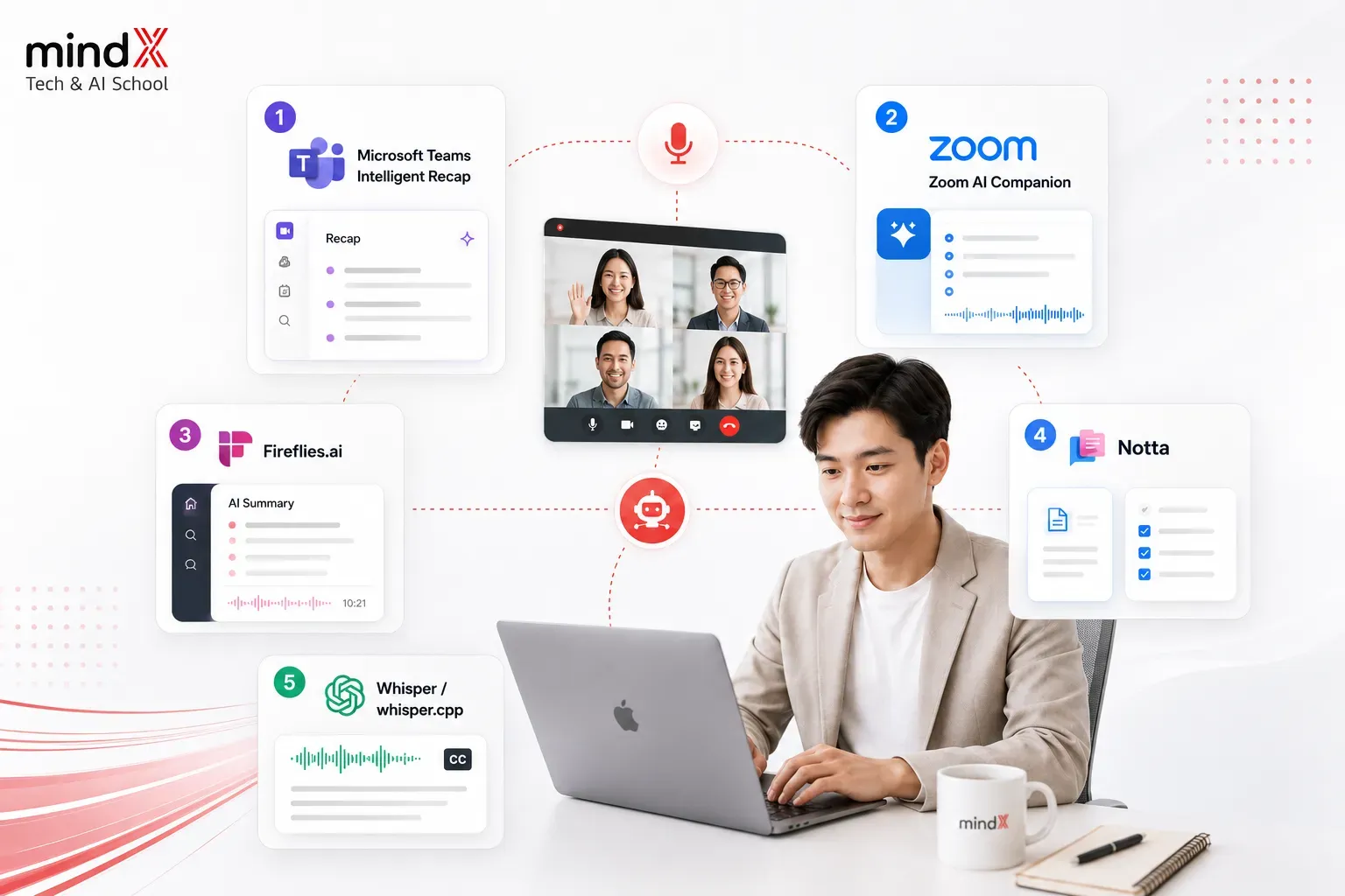 AI ghi chú họp tự động
