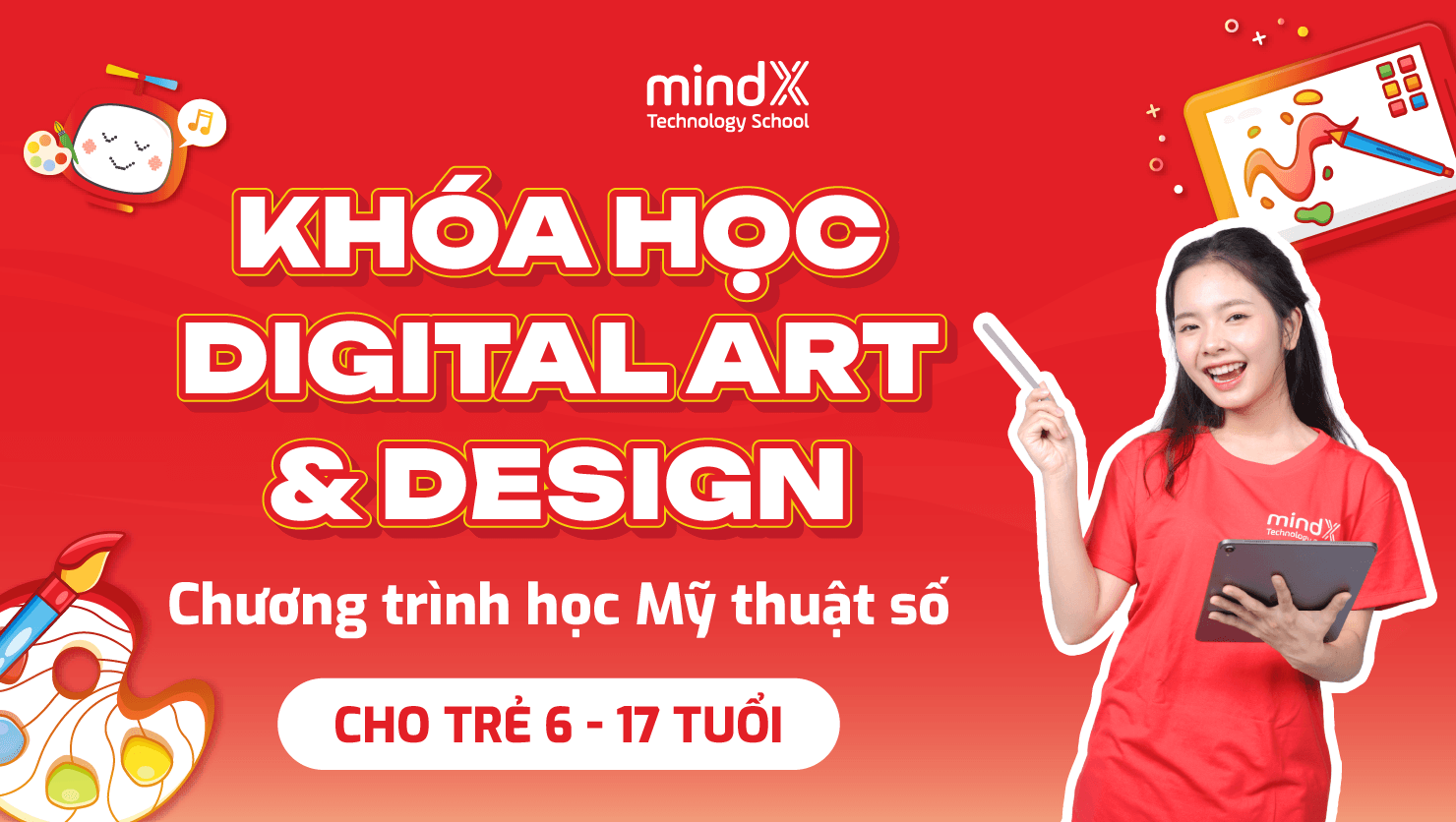 Khóa học Digital Art & Design: Lộ trình Mỹ thuật số cho trẻ
