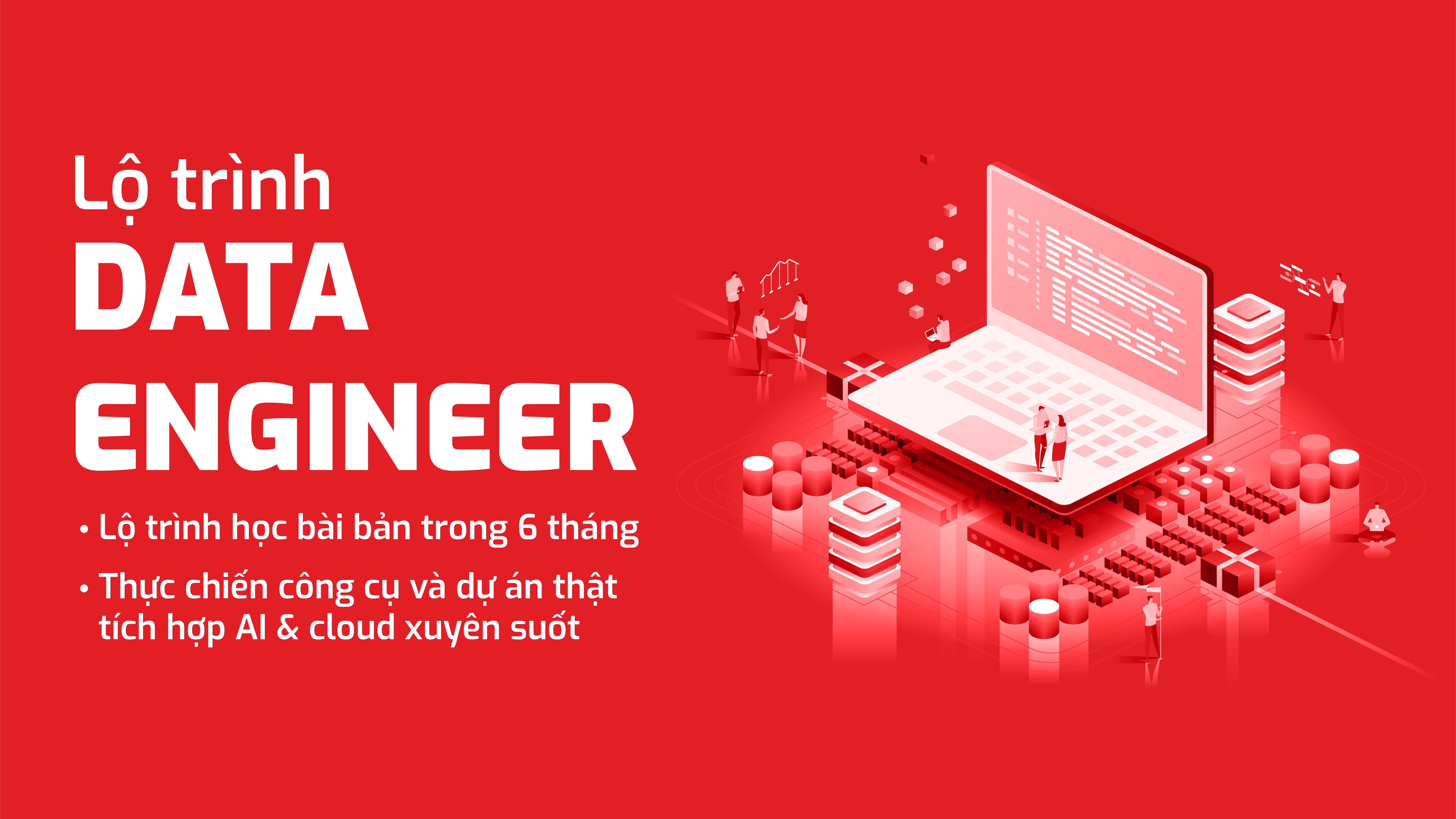 Khóa học Lộ trình đào tạo Data Engineer - Kỹ sư Dữ liệu - MindX Technology School