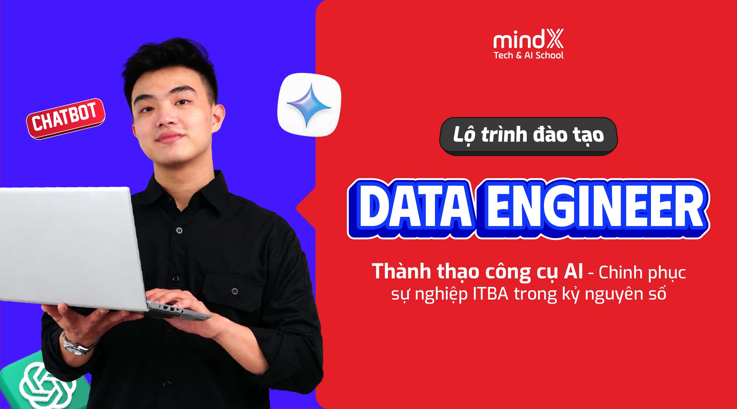 Khóa học Khóa học Data Engineer (Kỹ sư Dữ liệu) từ cơ bản - nâng cao - MindX Technology School
