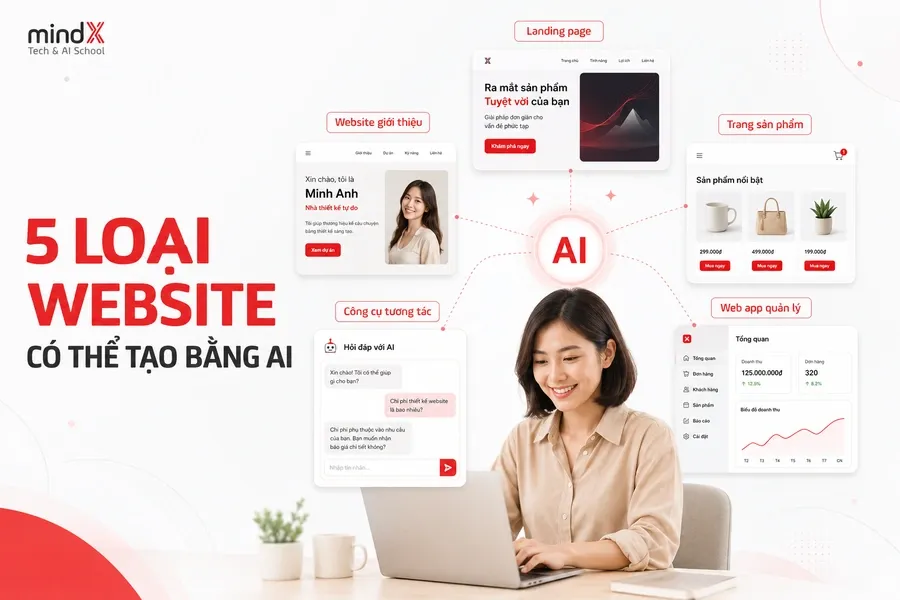 Hướng dẫn dùng ai tạo website chuyên nghiệp chỉ trong 5 phút