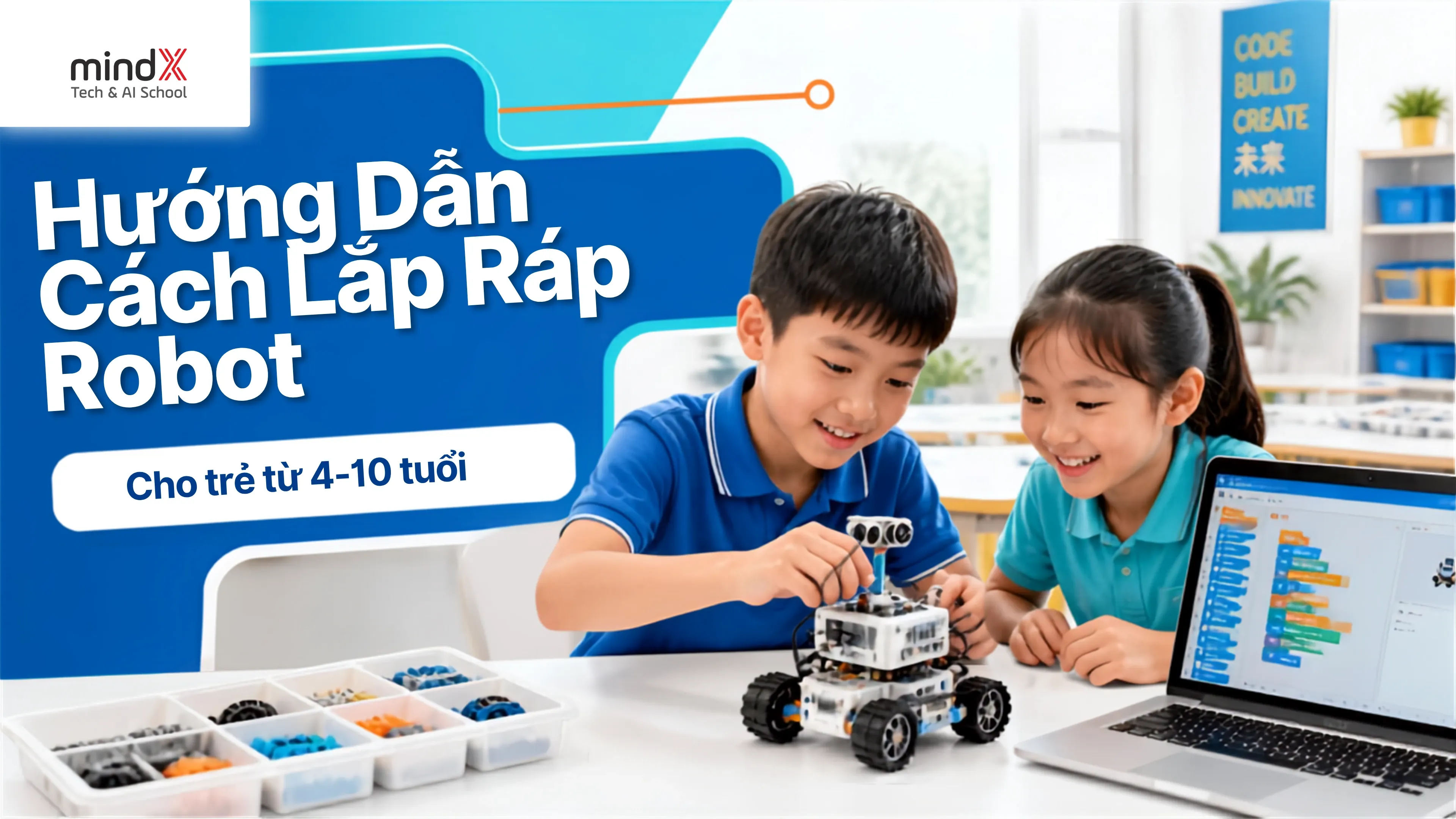 cách lắp ráp robot