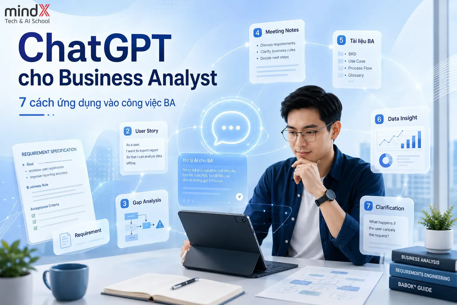 ChatGPT cho Business Analyst: 7 cách ứng dụng vào công việc BA