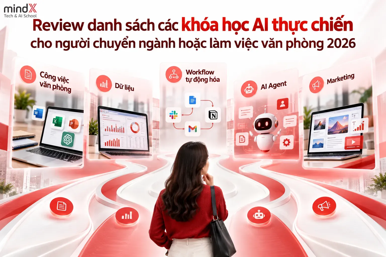 Review danh sách các khóa học AI thực chiến cho người chuyển ngành
