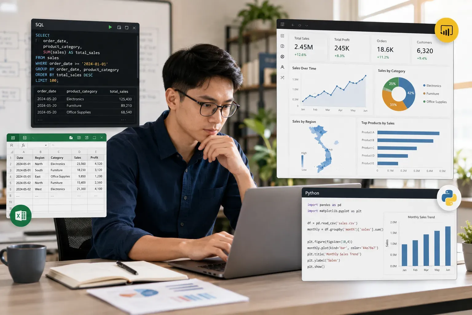 Học Data Analyst ra làm gì