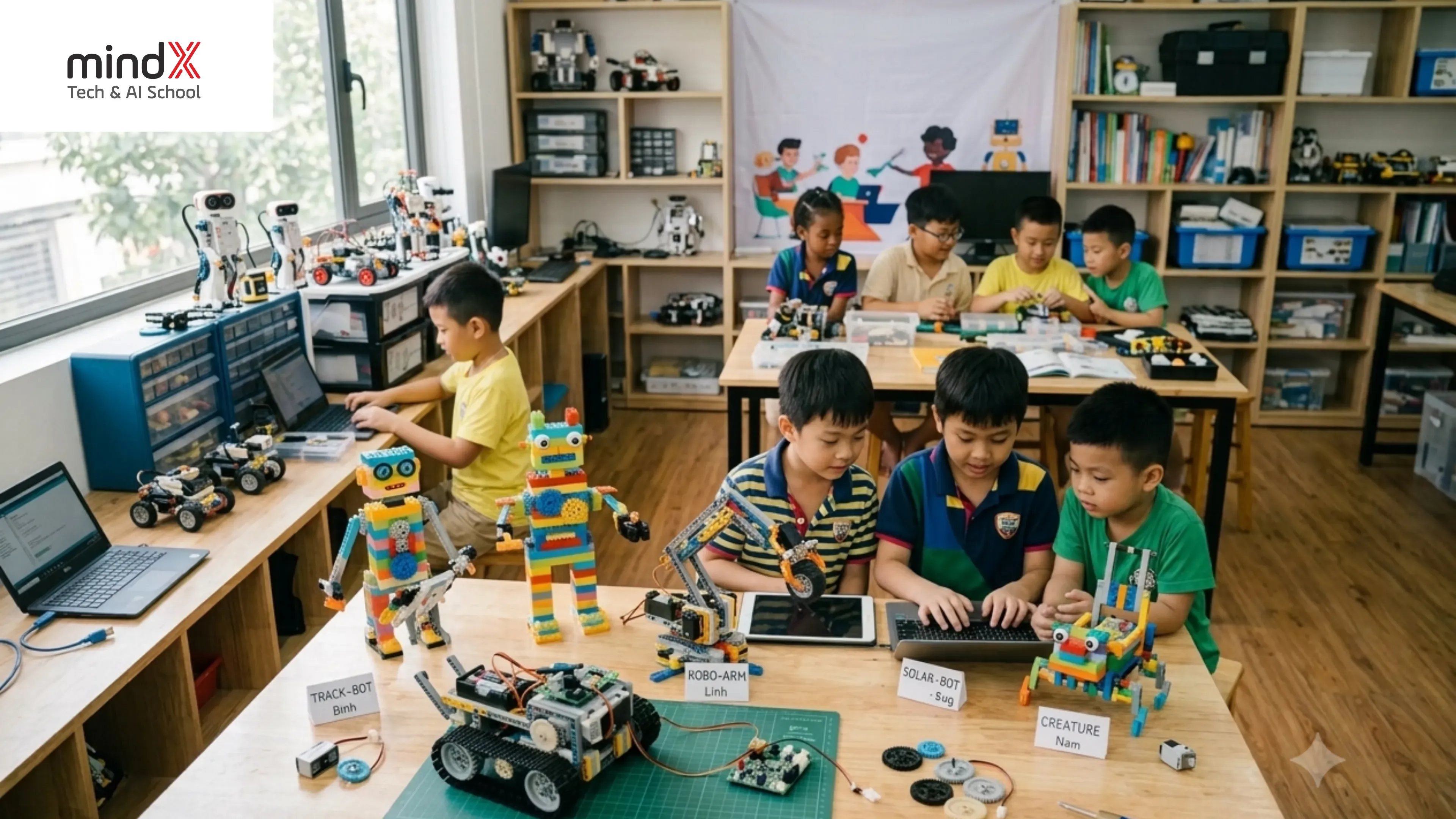Độ tuổi nào có thể bắt đầu học lắp ráp và lập trình robot?