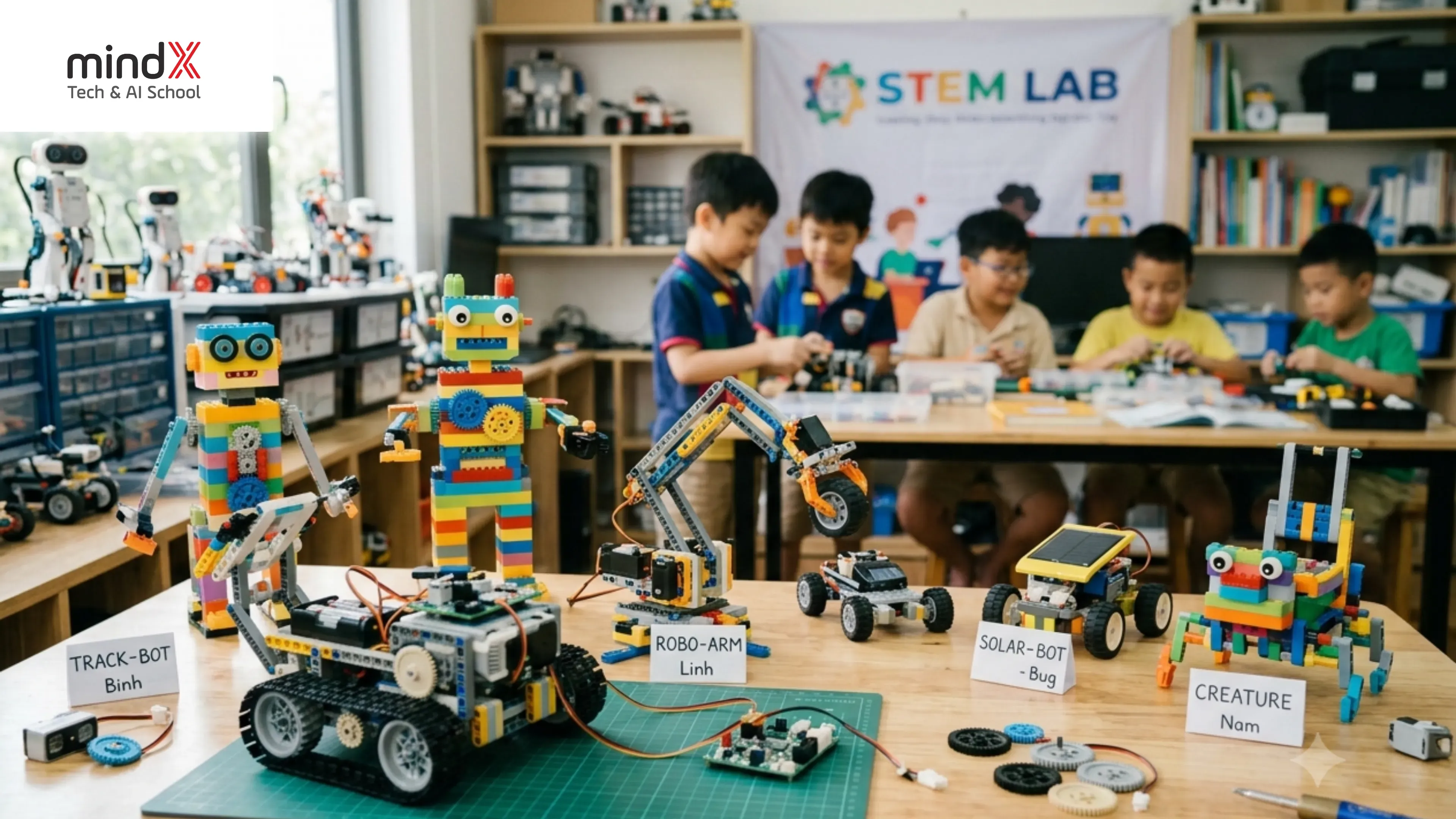 học lắp ráp và lập trình robot