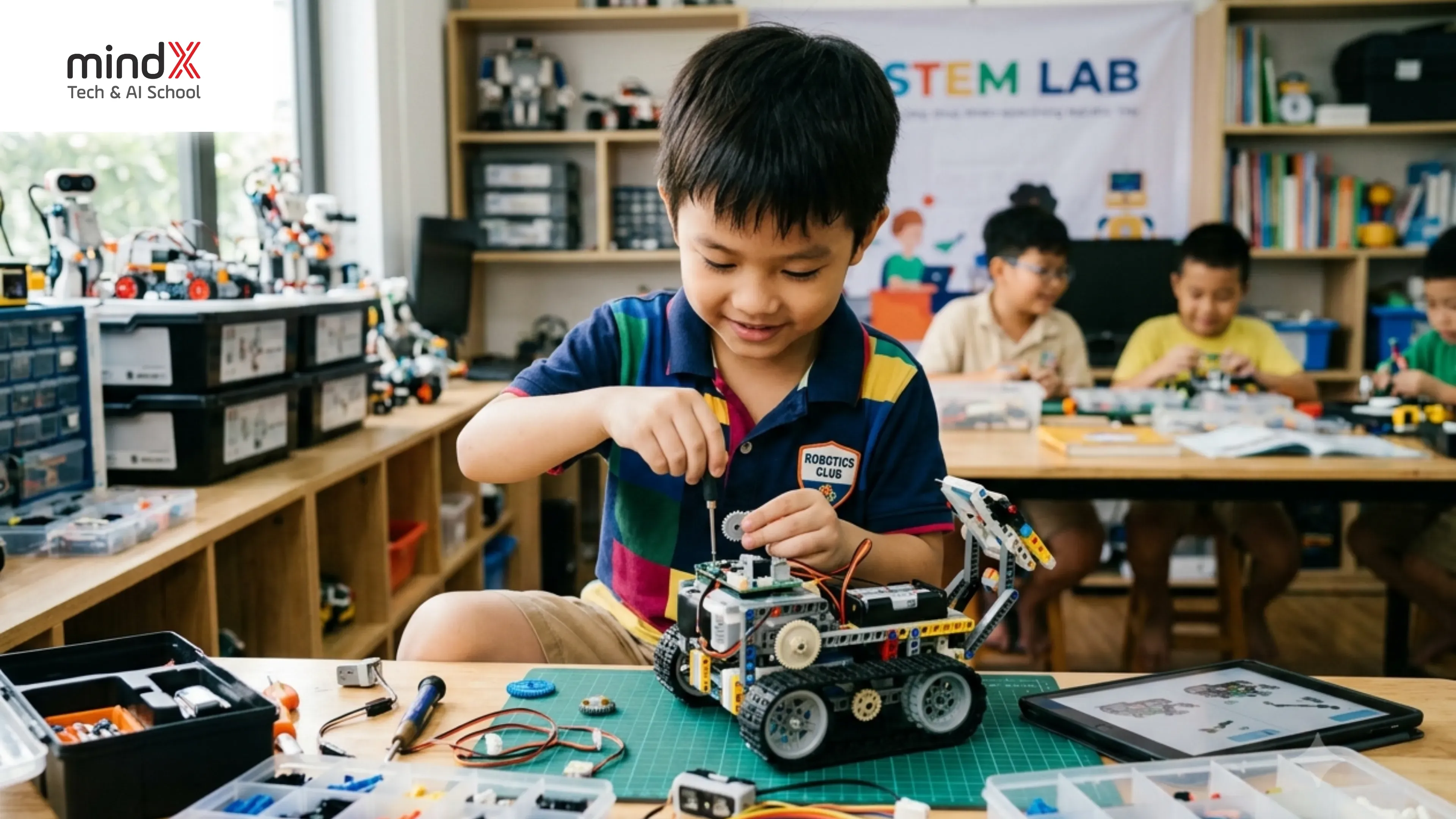 học lắp ráp và lập trình robot