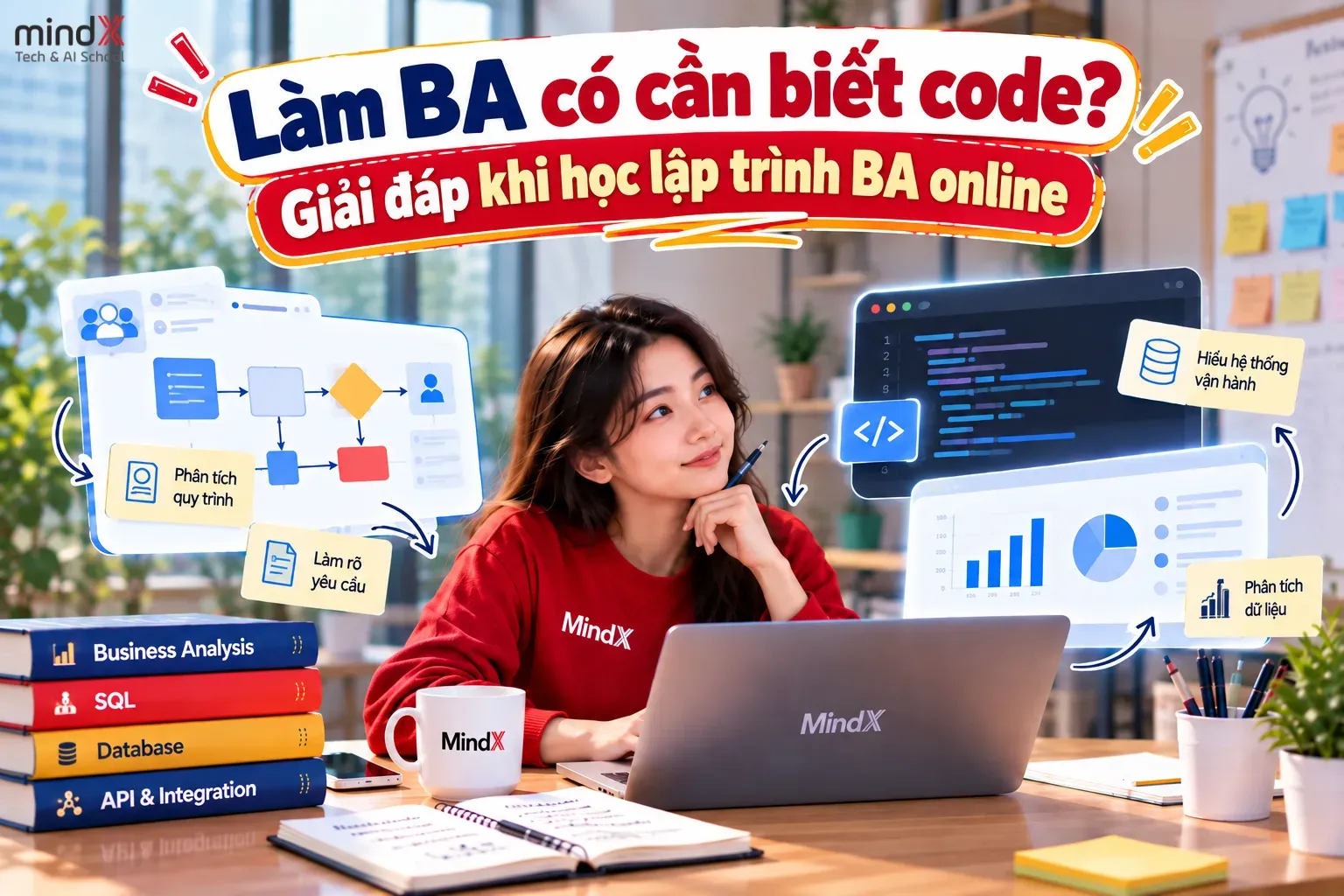 Làm BA có cần biết code? Giải đáp khi học lập trình BA online