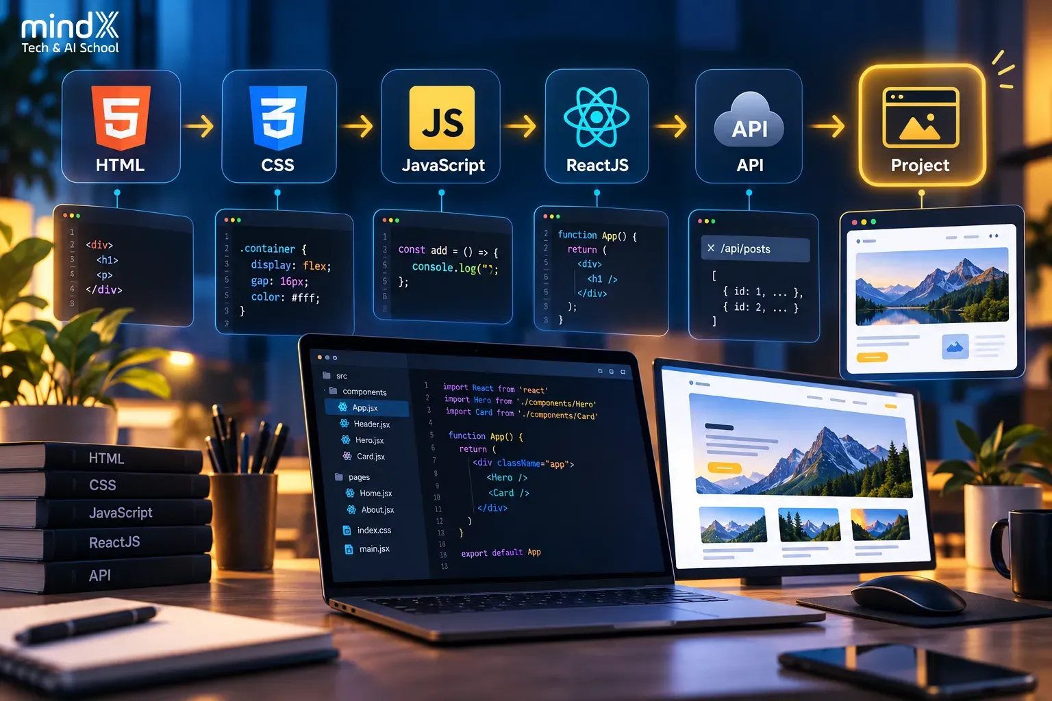 học lập trình web front end