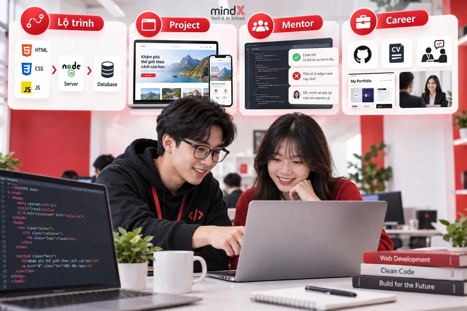 Học lập trình web ở đâu