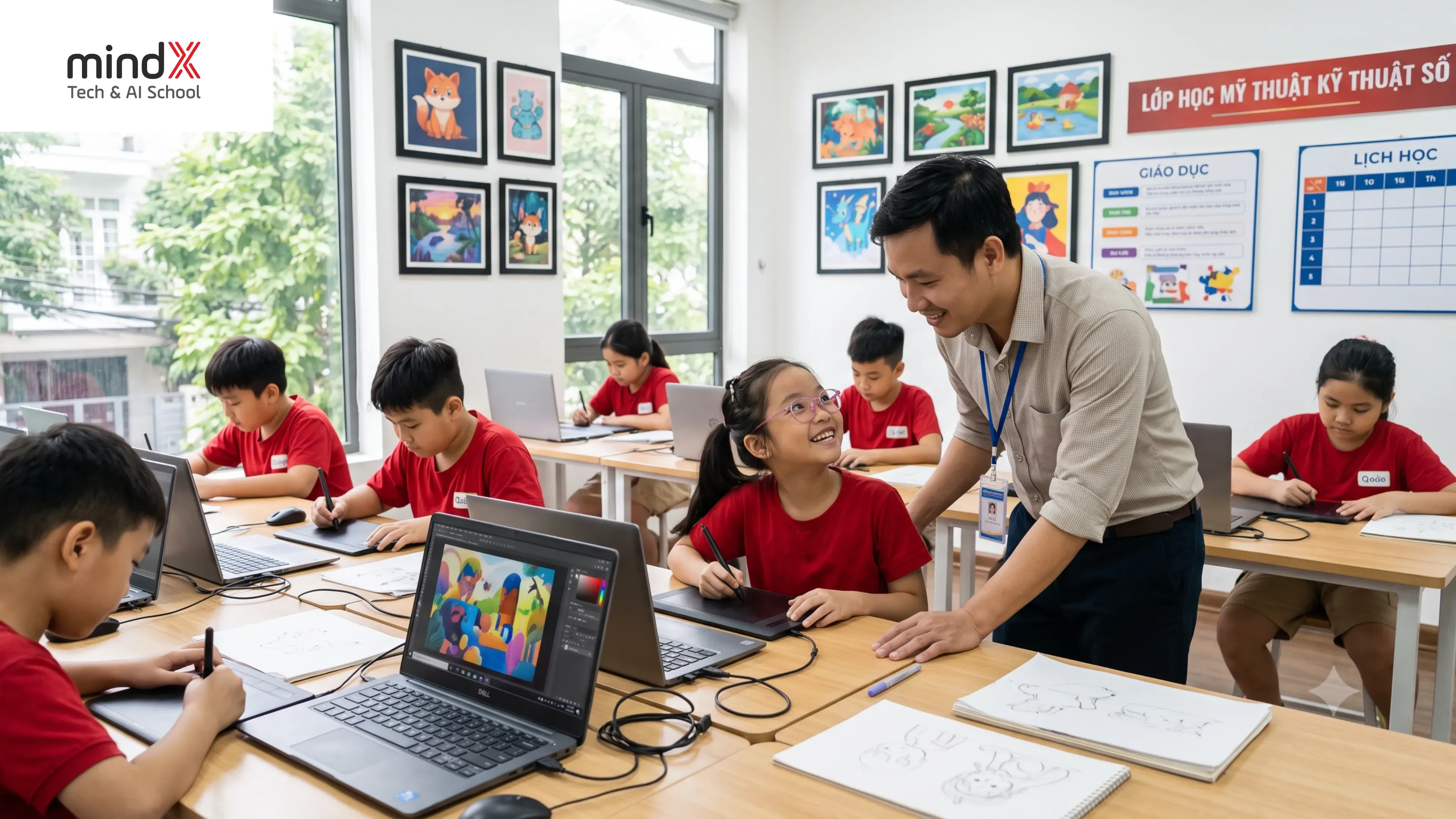 Học mỹ thuật số cho trẻ em ở đâu tốt? Top 5 trung tâm đào tạo uy tín