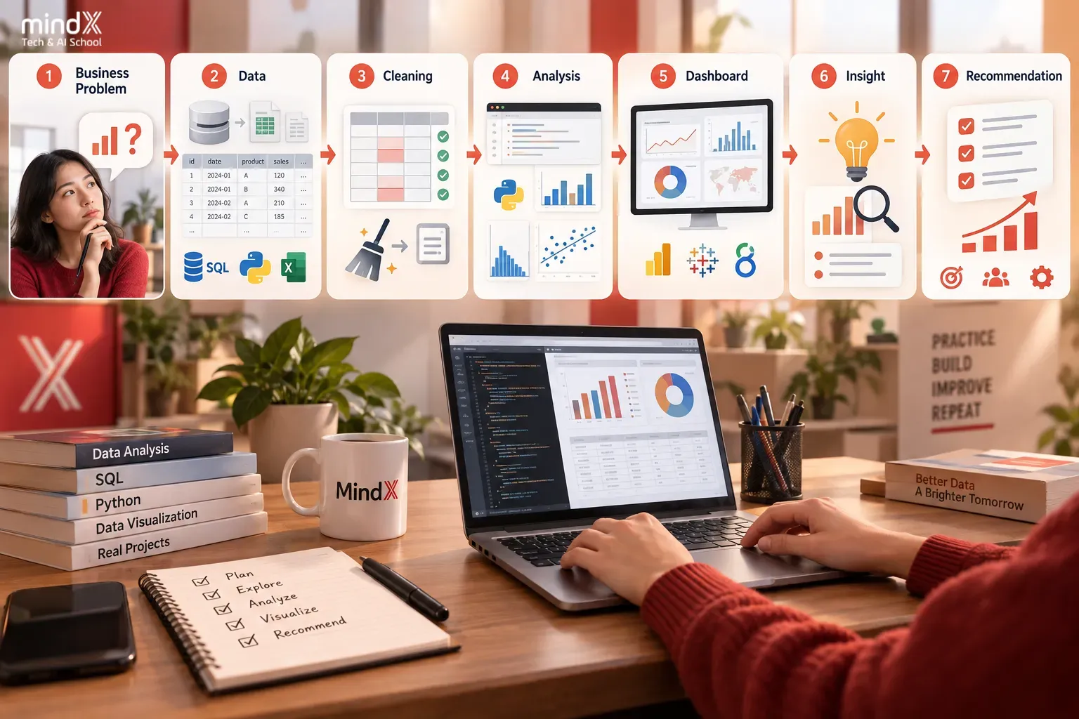 khóa data analyst cho sinh viên