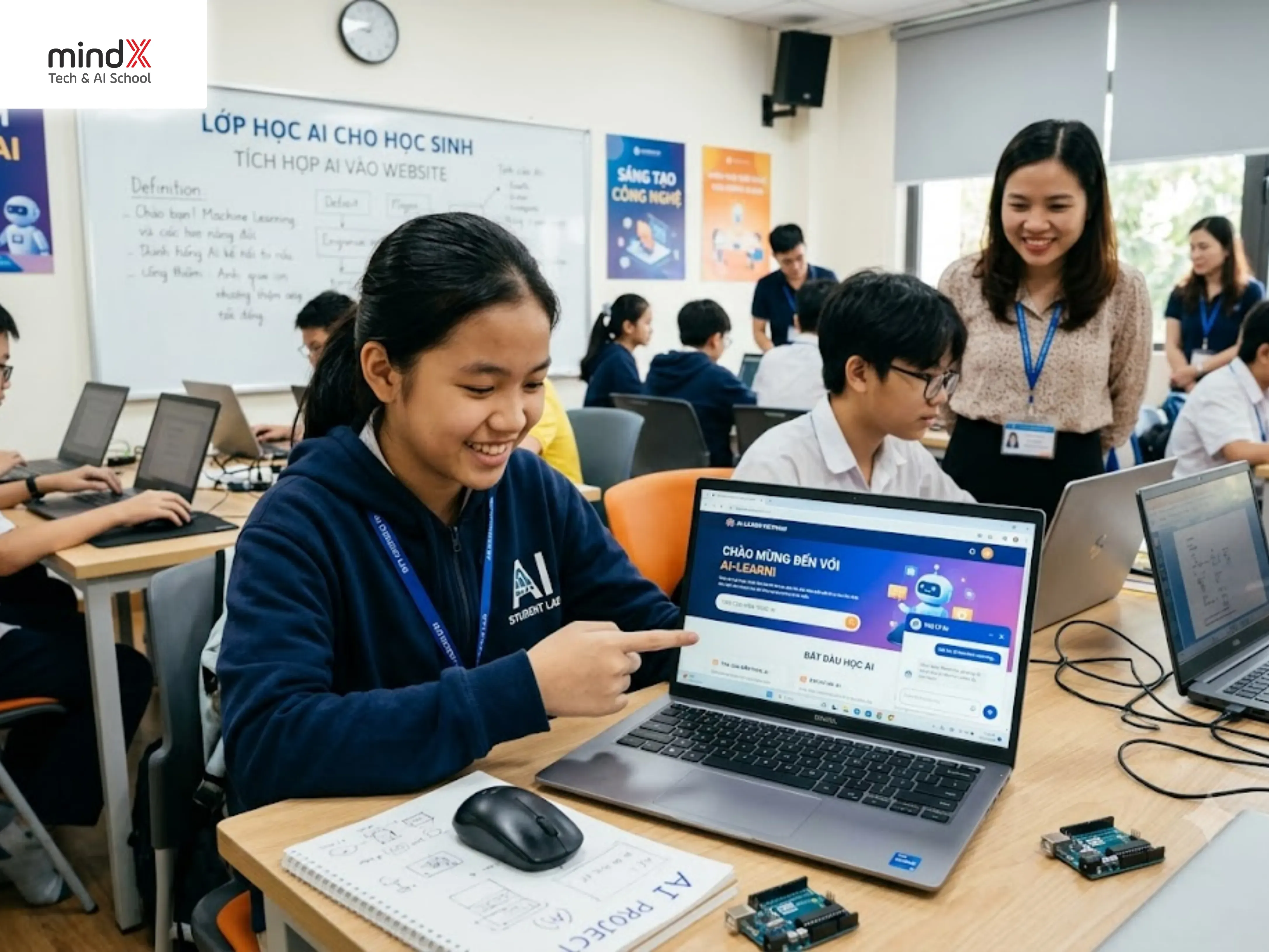 Khóa học AI cho học sinh