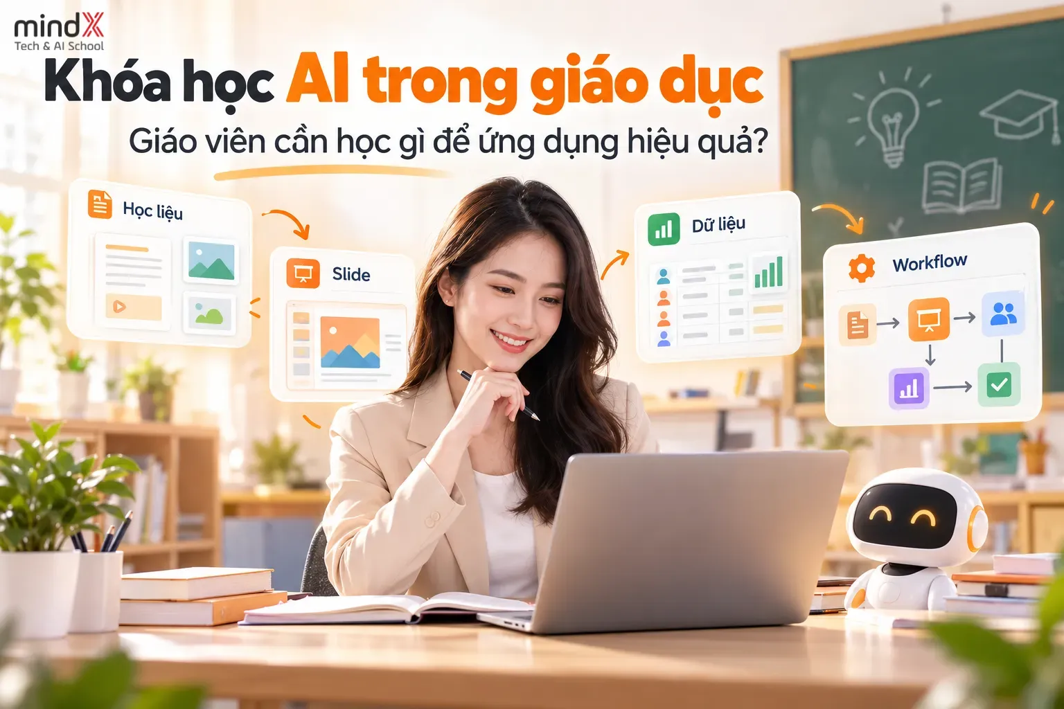 Khóa học AI trong giáo dục: Giáo viên cần học gì để ứng dụng hiệu quả?