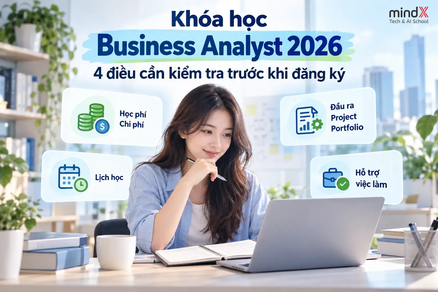Khóa học Business Analyst 2026: 4 tiêu chí cần xem xét trước khi đăng ký