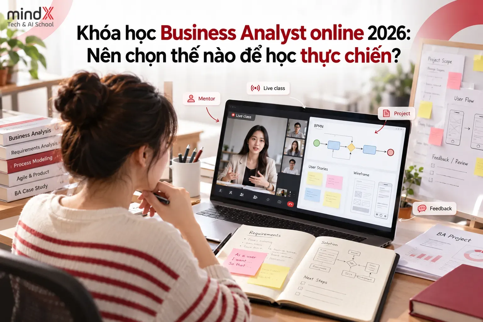 5 lưu ý quan trọng về Khóa học Business Analyst online