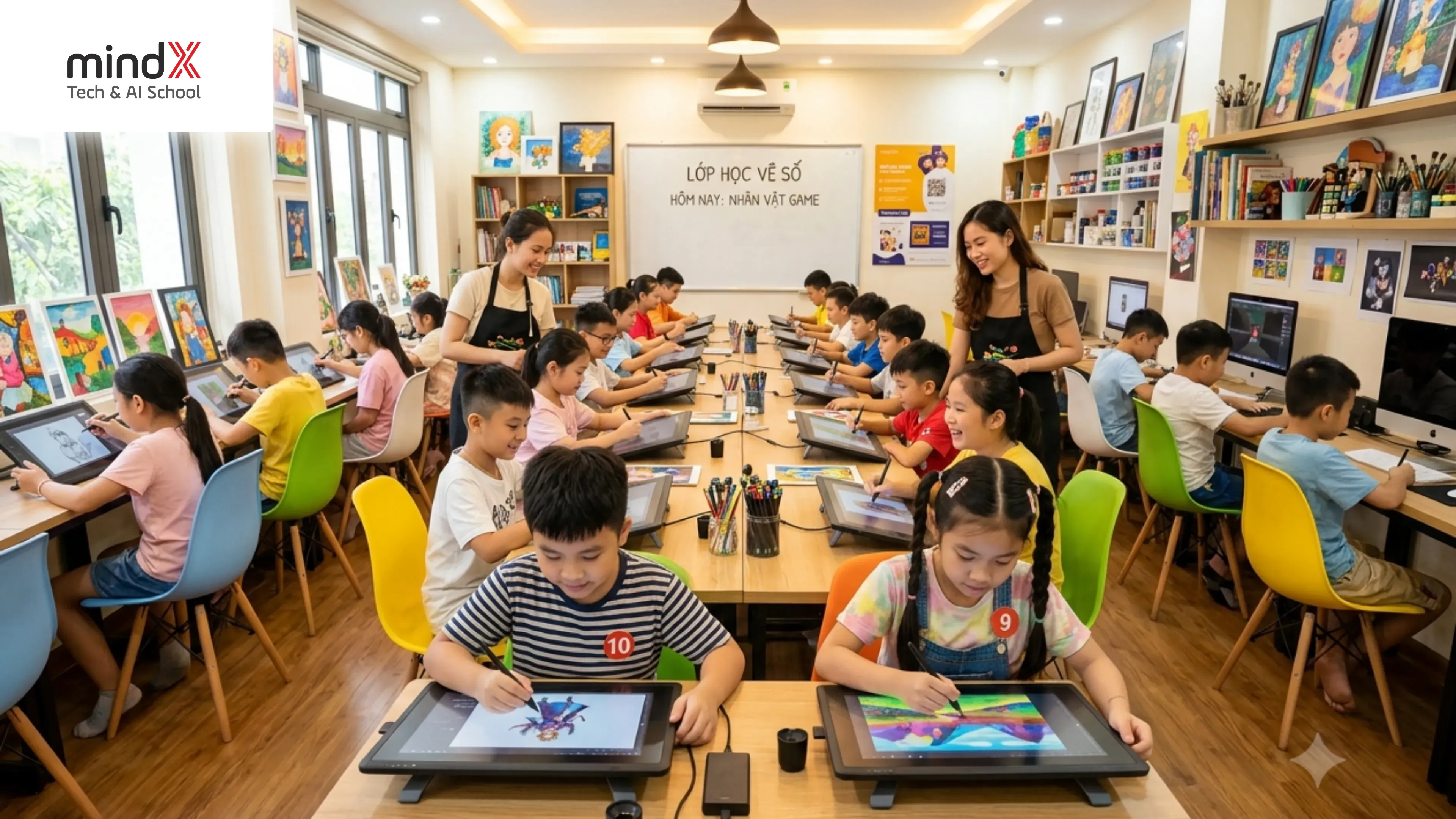 4 giai đoạn quan trọng trong khóa học digital painting TP.HCM