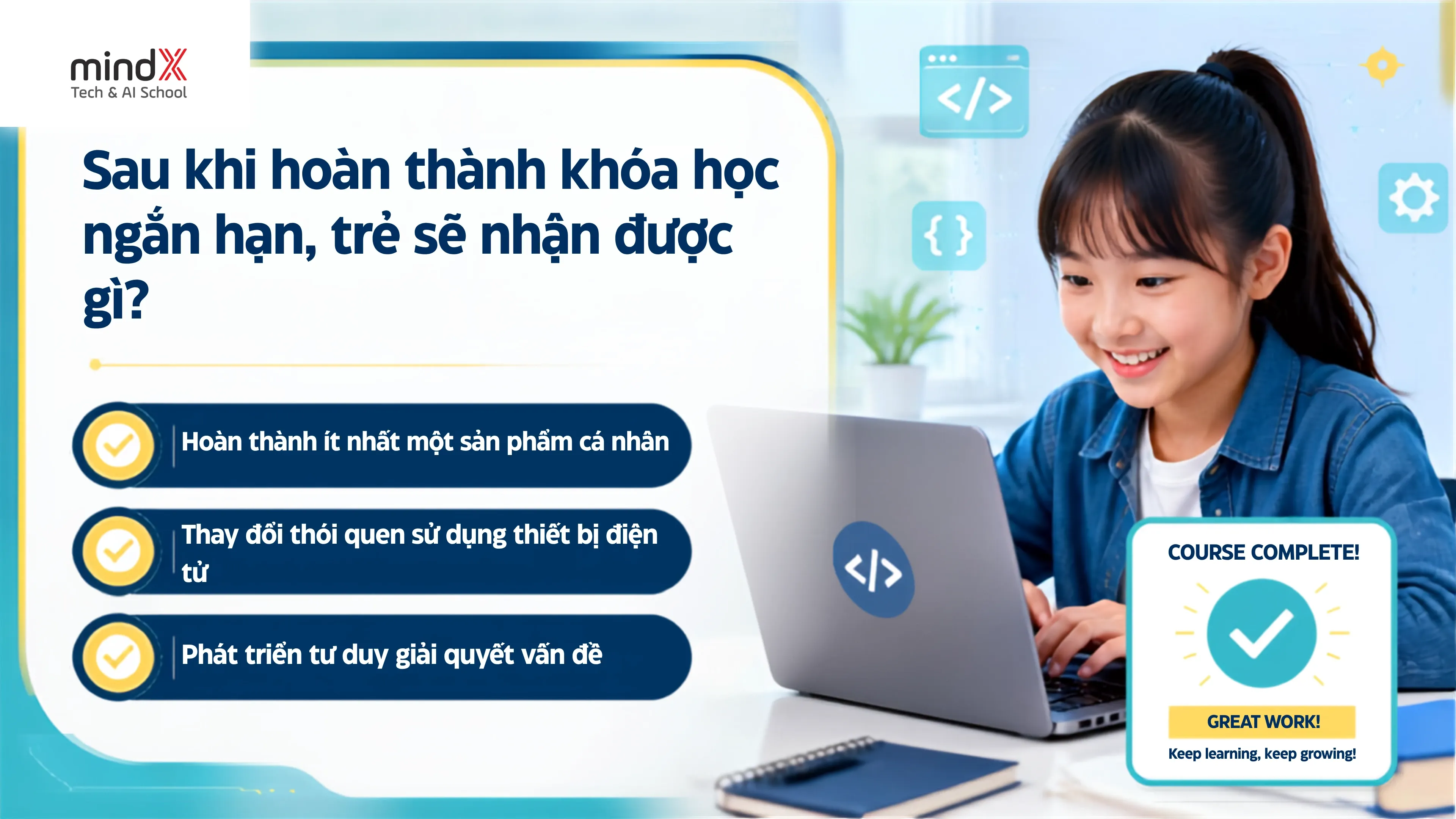 Khóa Học Lập Trình Ngắn Hạn Cho Trẻ