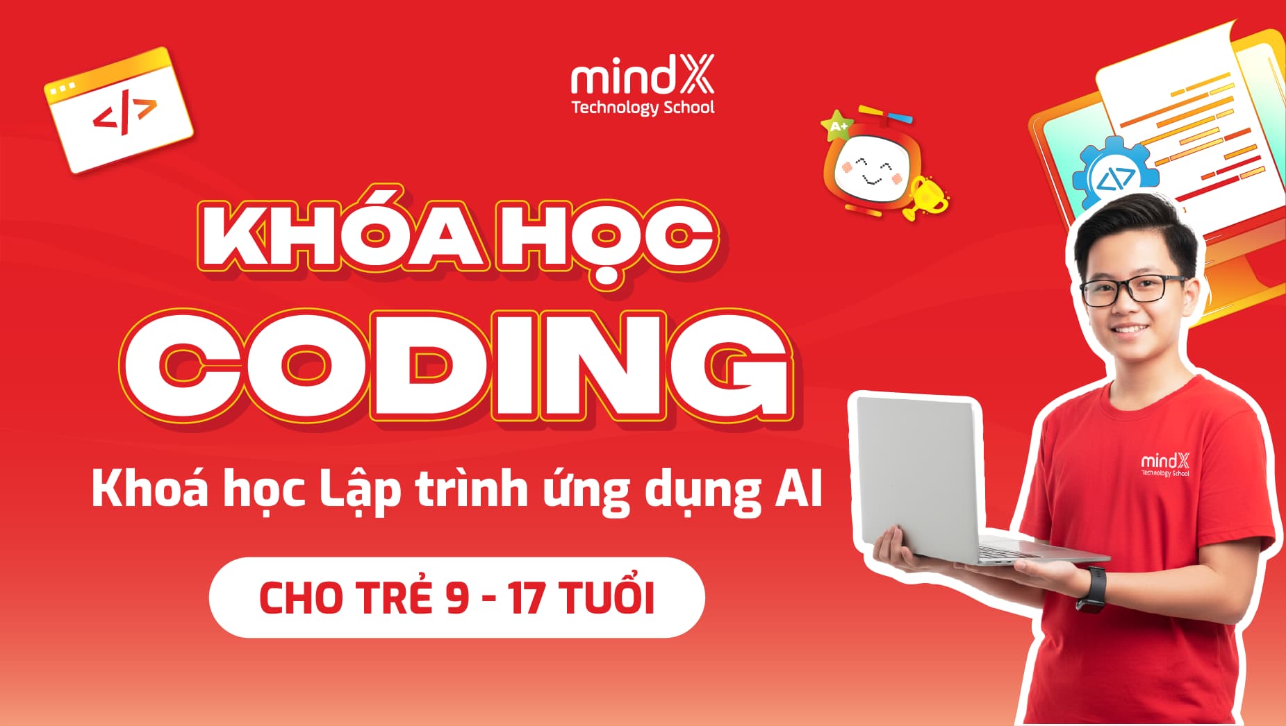 Khóa học Khóa học Lập trình cho Trẻ em - MindX Technology School