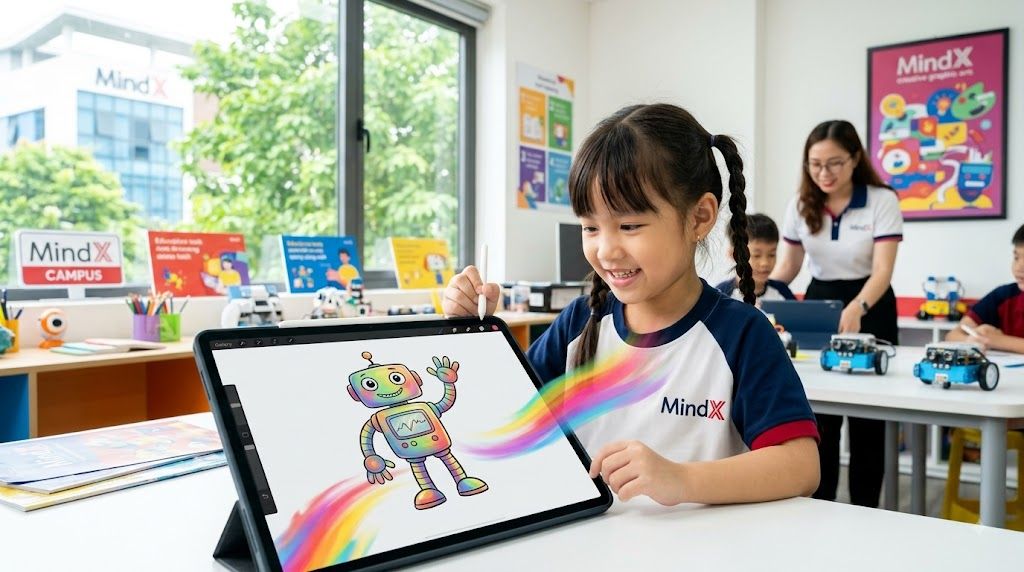 Khóa học mỹ thuật số cho trẻ (4 - 17 tuổi): Lộ trình chuẩn quốc tế