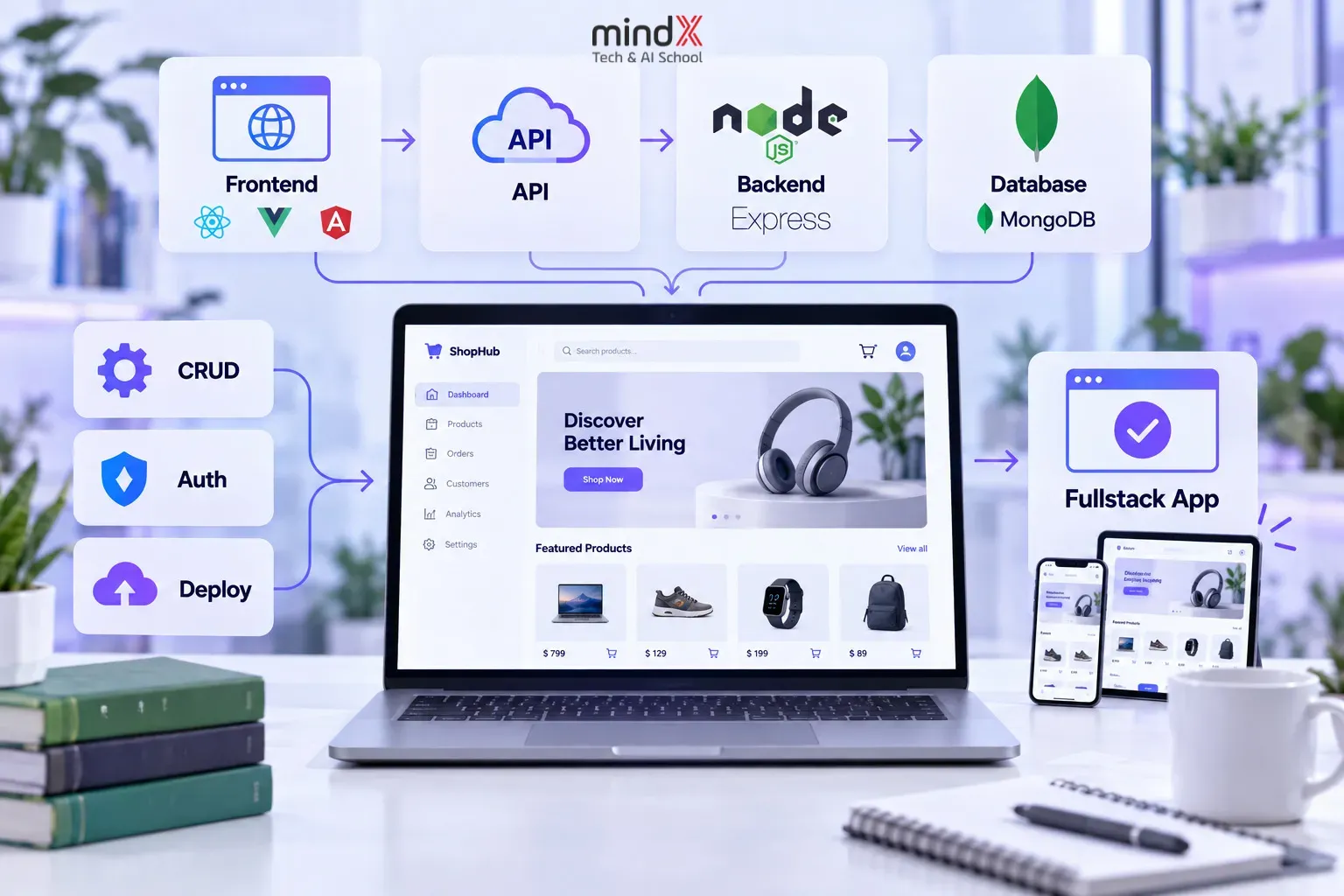lộ trình học lập trình website
