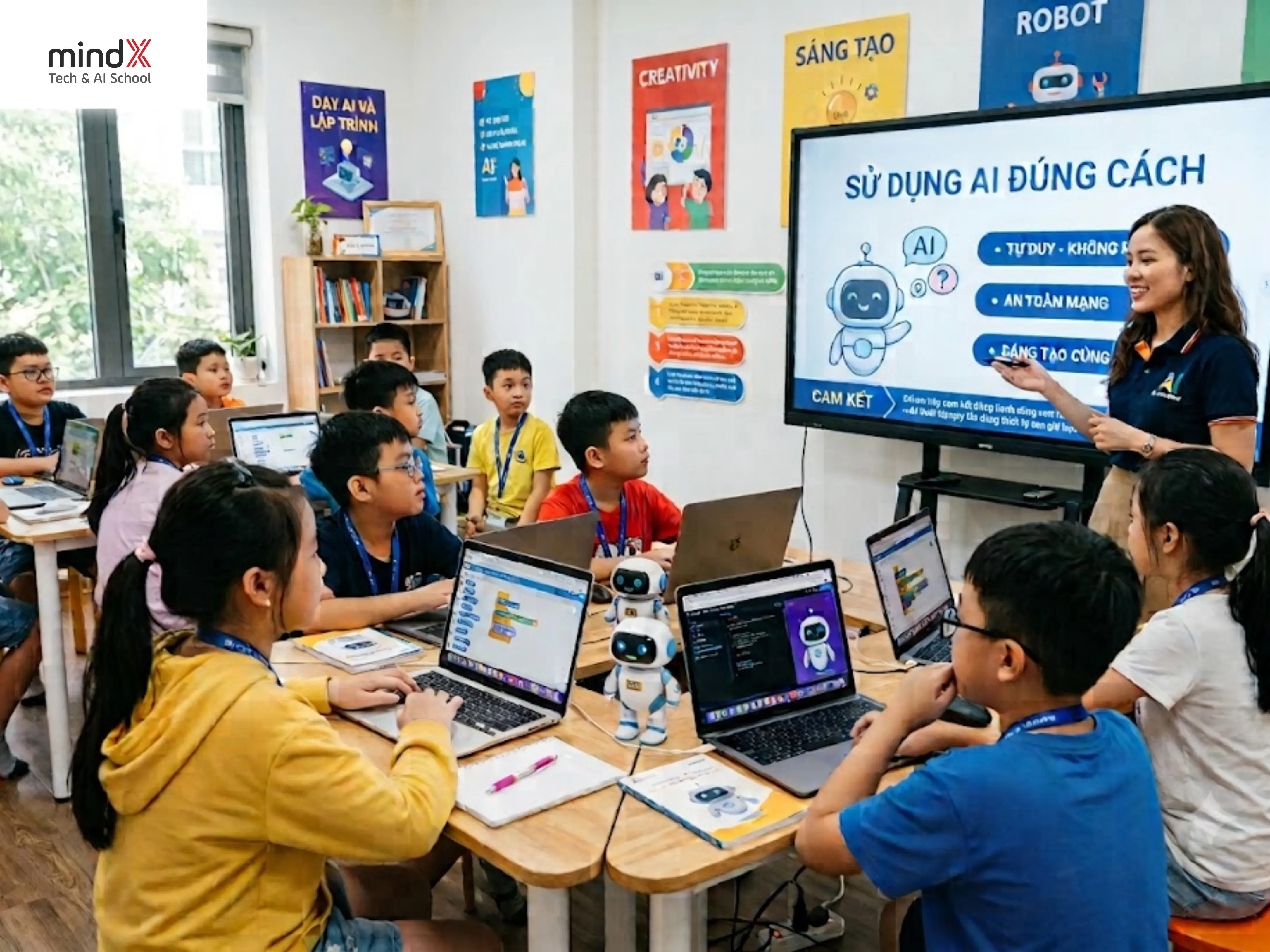 Lớp Học AI Cho Trẻ Em Giúp Biến "Con Nghiện Điện Thoại" Thành "Nhà Sáng Tạo Trẻ"