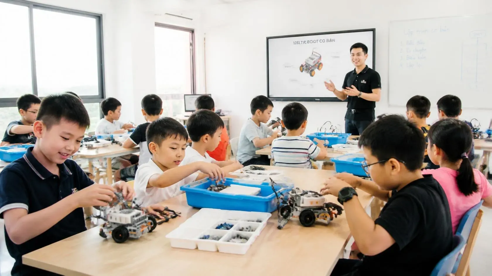 lớp học Robotics tại Hà Nội