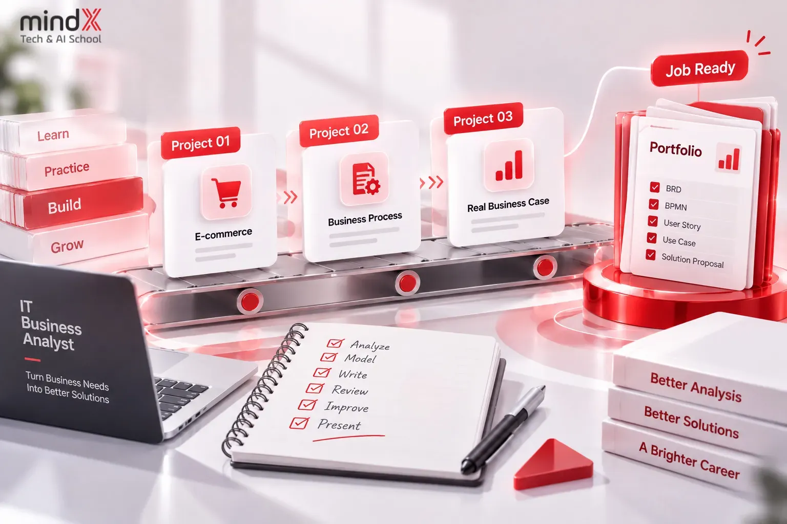 review khóa học IT Business Analyst cho người mới