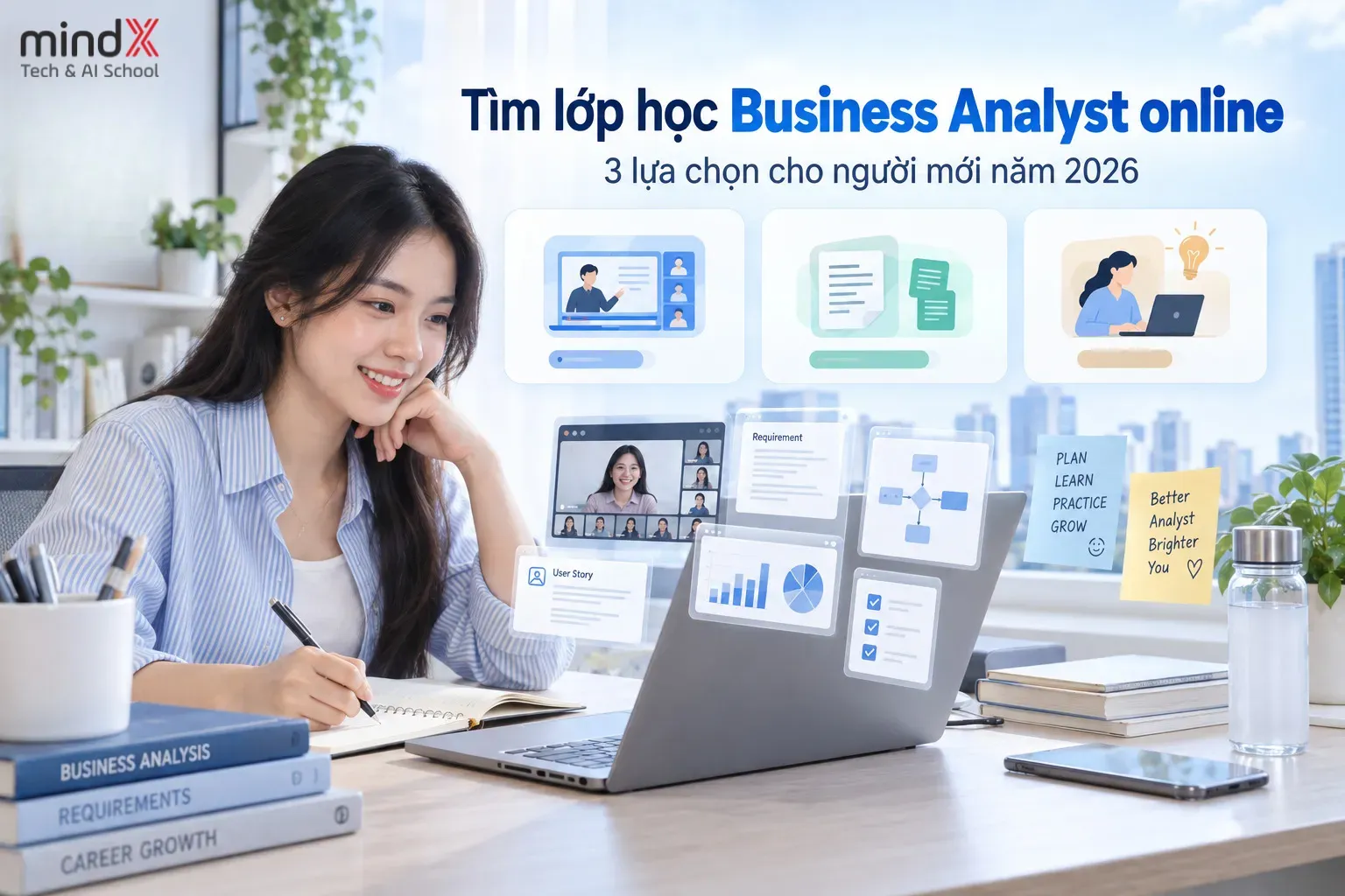 3 lựa chọn quan trọng khi tìm lớp học Business Analyst online
