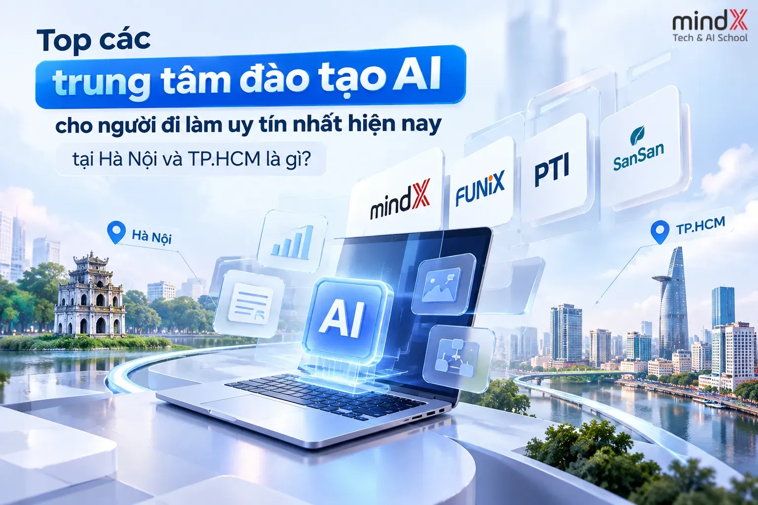 Trung tâm đào tạo AI cho người đi làm: Nên học ở đâu?