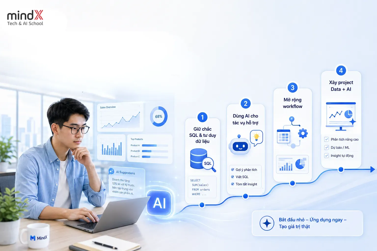 xu hướng AI trong Data Analytics